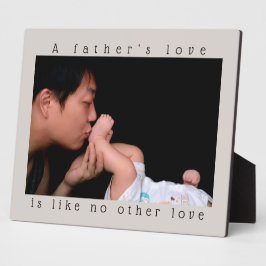 父の日 | A 父の Love |個人用の写真 フォトプラーク