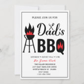 父の日 BBQ パーティー 招待状 (正面)