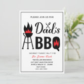 父の日 BBQ パーティー 招待状 (スタンド正面)