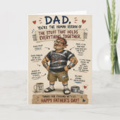 父の日 Dad Fixes Everything カード (正面)