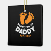 父の日 | Daddy 2021に昇格 セラミックオーナメント (左)