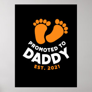 父の日 Daddy 2021に昇格 ポスター