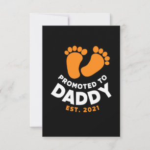 父の日 Daddy 2021に昇格 出欠カード