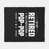 父の日 | Im Aプロフェッショナル ポップ・アートの ポップ・アートの フリースブランケット (正面(横))