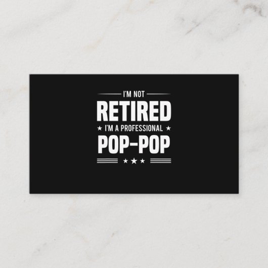 父の日 | Im Aプロフェッショナル ポップ・アートの ポップ・アートの 名刺 (正面)