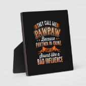 父の日 | Mens彼らは私をPawpawと呼ぶ フォトプラーク (正面)