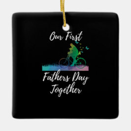 父の日 | Our First Fanteers Day Together セラミックオーナメント