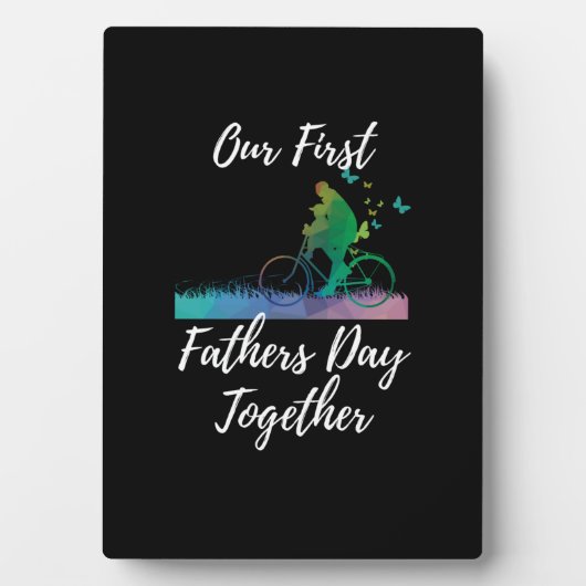 父の日 | Our First Fanteers Day Together フォトプラーク (正面)