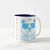 父の日 | PaPaベア |カラフル | |名前 ツートーンマグカップ (正面右)