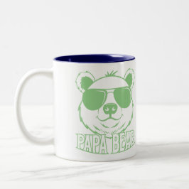 父の日 | PaPaベア |カラフル | |名前 ツートーンマグカップ