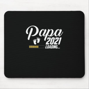 父の日 Papa Loading 2021 First Time Father マウスパッド