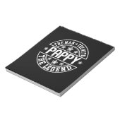 父の日 | Pappy伝説の男 ノートパッド (回転)