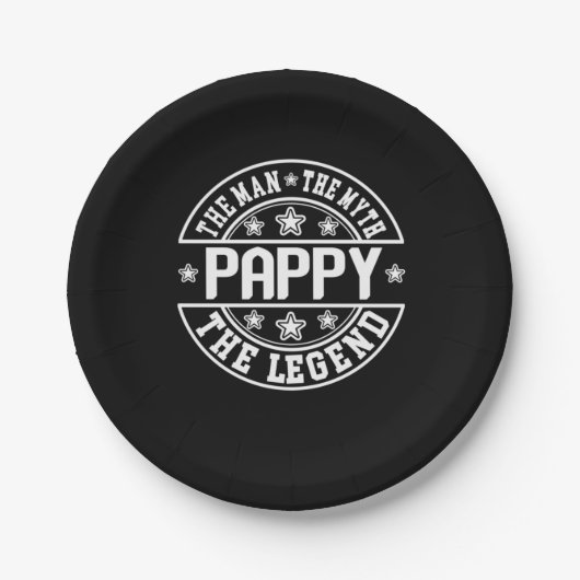 父の日 | Pappy伝説の男 ペーパープレート (正面)