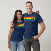 父の日 Pride Dad Heart Tシャツ (ユニセックス)
