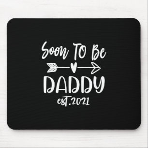 父の日 Soon To Be Daddy Est 2021 マウスパッド
