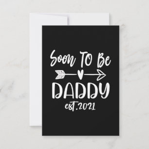 父の日 Soon To Be Daddy Est 2021 出欠カード
