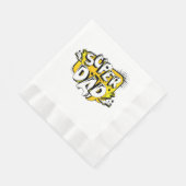 父の日 Tシャツ 縁ありランチョンナプキン (角)