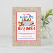 父の日BBQパーティの招待状 招待状 (スタンド正面)