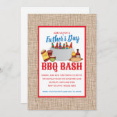 父の日BBQパーティの招待状 招待状 (正面/裏面)