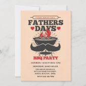 父の日BBQパーティー 招待状 (正面)