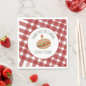 父の日BBQピクニックイベントサンドイッチ スタンダードランチョンナプキン (インサイチュ)