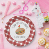 『父の日BBQピクニックイベントサンドイッチ』   ペーパープレート (パーティー)