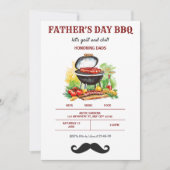 父の日BBQ招待状 招待状 (正面)