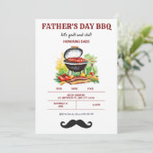 父の日BBQ招待状 招待状 (スタンド正面)