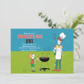 父の日BBQ招待状 招待状 (スタンド正面)