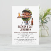 父の日BBQ招待状- Hamburgers, Drinks 招待状 (スタンド正面)