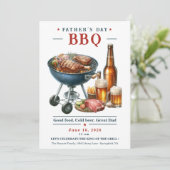 父の日BBQ&ビールパーティーのご招待 招待状 (スタンド正面)