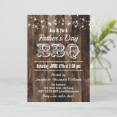 父の日BBQ 招待状 (スタンド正面)