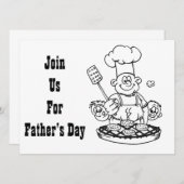 **父の日BBQ**招待状 招待状 (正面/裏面)