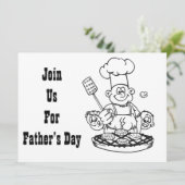 **父の日BBQ**招待状 招待状 (スタンド正面)