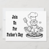 **父の日BBQ**招待状 招待状 (正面)