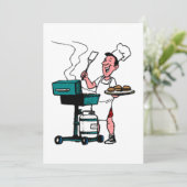 **父の日BBQ**招待状 招待状 (スタンド正面)