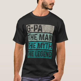 父の日G Paギフト男の神話の伝説 Tシャツ