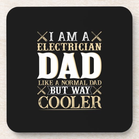 父の日Iは電気技師のパパ コースター (正面)