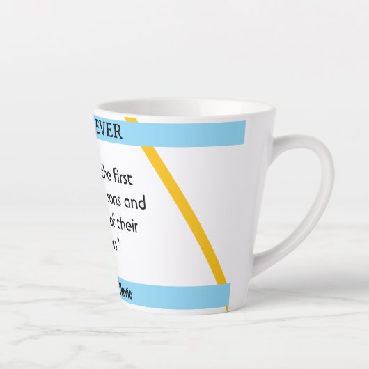 父の日I引用文2コーヒーマグ カフェラテマグ (右)