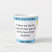 父の日I引用文2コーヒーマグ カフェラテマグ (正面)