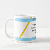 父の日I引用文2コーヒーマグ コーヒーマグカップ (左)