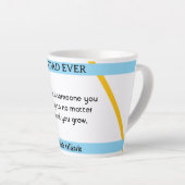 父の日I引用文3コーヒーマグ カフェラテマグ (右アングル)