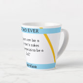 父の日I引用文5コーヒーマグ カフェラテマグ (右アングル)