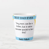 父の日I引用文5コーヒーマグ カフェラテマグ (正面)