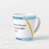 父の日I引用文6コーヒーマグ カフェラテマグ (右アングル)