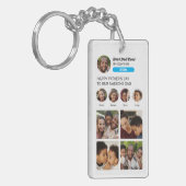 父の日Instagramプロフィール写真クールパパ キーホルダー (正面左)