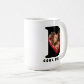 父の日Keepsake写真パパハートコラージュ コーヒーマグカップ (正面右)