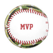 父の日MVP My Side カスタム PHOTO 野球ボール (正面左)