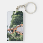 父の日Papa Photo Collage, Father's day Photo Keepsake キーホルダー (裏面)