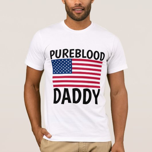 父の日PUREBLOODパパパパTシャツ Tシャツ (正面)